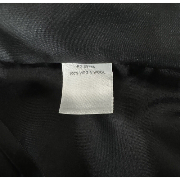 Pendleton Skirt Womens 4 Black Pencil Straight Skirt 100% Wool Career Minimalist - Picture 6 of 7